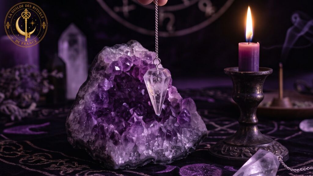 Rituels de divination et médiumnité en magie violette